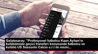Galatasaray: 'Profesyonel futbolcu Kaan Ayhan'ın kulübümüze geçici transferi konusunda futbolcu ve kulübü US Sassuolo Calcio s.r.l ile resmi...