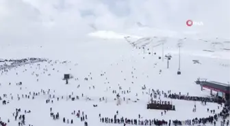 Sömestr'da Erciyes'e turist akını