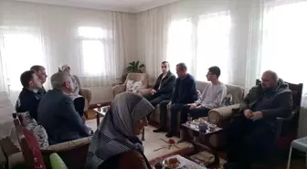 Kaymakam Okumuş, şehit ailesiyle görüştü