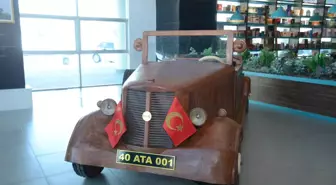 Atatürk'ün Aracının Ahşap Replikası Kırşehir'de Sergilenecek