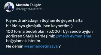 Forma paraları Melih Eymen'e