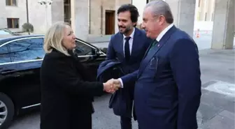 TBMM Başkanı Şentop, PARLATINO Başkanı Giacoppo ile bir araya geldi