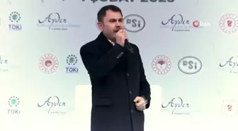 Çevre, Şehircilik ve İklim Değişikliği Bakanı Murat Kurum: 'Aydınımızda bugüne kadar dar gelirli 1668 ailemizi yeni sıcak yuvalarına kavuşturduk'