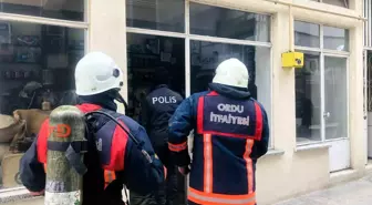 Ordu'da iş yeri yangını paniğe neden oldu