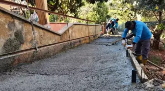 Engelli rampası yapılan vatandaşın yüzü güldü