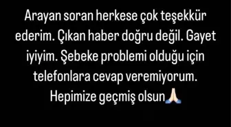 Onur Ergün: 'Gayet iyiyim, hepimize geçmiş olsun'