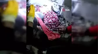 Enkazda kalan vatandaş ayağı kesilerek kurtarıldı