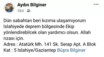 Büşra öğretmen depremde hayatını kaybetti