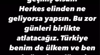 Eljif Elmas'tan depremzedeler için destek mesajı