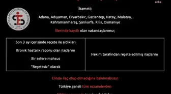 Teis Başvurdu Sgk Açıkladı: İlaçları Enkaz Altında Kalan Kronik Hastalar Bir Defaya Mahsus İlaçlarını Reçetesiz Alabilecek