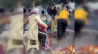 3 yaşındaki çocuklar depremi bu sözlerle anlattı: 'Ev yıkıldı, taşlar döküldü'