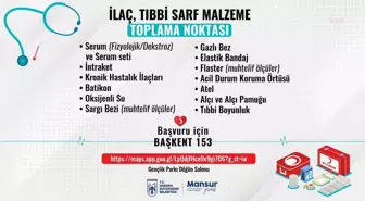 Ankara Büyükşehir, Depremzedeler İçin Yeni Bir Kampanya Başlattı: İlaç ve Tıbbi Sarf Malzeme Toplanıyor
