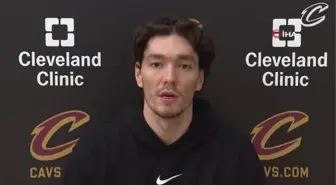 Cedi Osman: 'Takım ve bireysel olarak elimizden gelen her şeyi yapmaya çalışıyoruz'- Cleveland - Detroit maçı öncesi saygı duruşu yapıldı