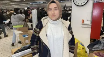 DEPREMDEN KURTULAN HATİCE ÖĞRETMEN, YARDIMA KOŞTU