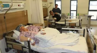 ESKİŞEHİR'E GELEN YARALI DEPREMZEDELER, TEDAVİYE ALINDI