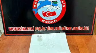 Kovalamaca sonrası yakalanan şahsın üzerinden uyuşturucu çıktı