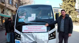 Minibüsçüler 1 günlük kazançlarını depremzedelere bağışlayacak