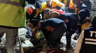 Sibel Kaya'nın 170 saat sonra kurtarıldığı anların görüntüleri ortaya çıktı