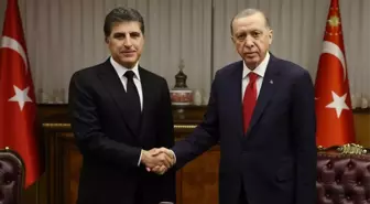 Cumhurbaşkanı Erdoğan, Ikby Başkanı Barzani ile Görüştü