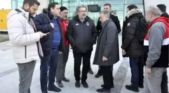 Ahmet Nur Çebi deprem felaketinden etkilenen Hatay'da (Ek görüntü)