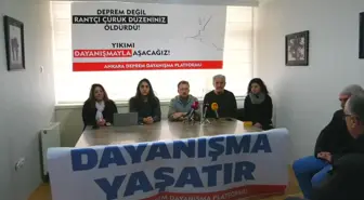'ankara Deprem Dayanışma Platformu' Kuruldu: 'Gelin Birlikte Dayanışmayı Büyütelim Dayanışma Yaşatır'