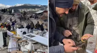 Güvenlik korucusu enkazda bulduğu altın takıları sahibinin yakınına teslim etti