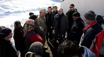 Nurhak'ta 11 mahallede çadır kent kuruldu