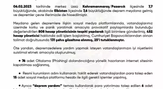 Sosyal medyada depremle ilgili provokatif paylaşımlarda bulunan 25 kişi tutuklandı