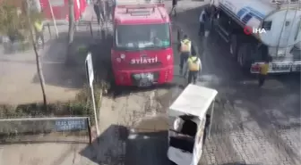 Osmaniye'de çadır kent ve sokaklar ilaçlanıyor