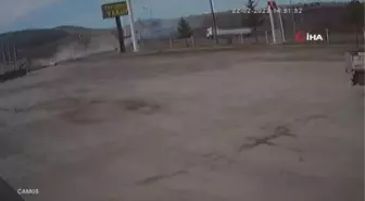 1 kişinin hayatını kaybettiği kaza güvenlik kamerasına yansıdı