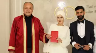 Nikaha günler kala Kahramanmaraş'ta depreme yakalanan çift, Amasya'da dünyaevine girdi