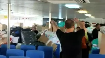 Rodos'tan Marmaris'e depremzedeler içim yardımlar sürüyor