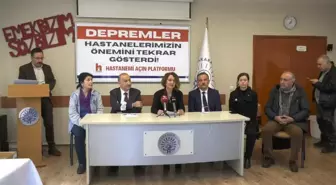 Depremde Yıkılan Hastaneleri Anımsatan 'Hastanemi Açın Platformu': 'Kapatılan Hastaneler Açılsın'