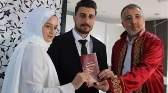 HATAYLI DEPREMZEDE ÇİFT, NEVŞEHİR'DE EVLENDİ