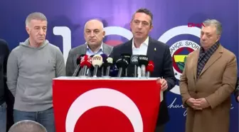 TFF Başkanı Büyükekşi ve kulüp başkanlarından 'Omuz Omuza' kampanyasına davet