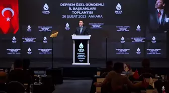 Babacan: Sayın Erdoğan'a Sesleniyorum; Çadır Temini İçin Derhal Bir Takvim Açıklayın. Şu Anda Acil İhtiyaç, Çadır