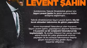 İskenderunspor'un yeni teknik direktörü Levent Şahin oldu