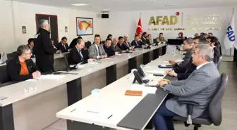 AFAD Kriz Merkezi'nde deprem tedbirleri masaya yatırıldı