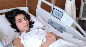 ENKAZDAN KURTULUP HASTANEDE TEDAVİ GÖREN ELİF NAZ'IN 'BAŞA ÇIKMA KARTI'