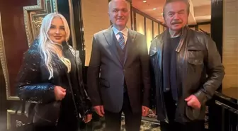 Başkan Özlü, Orhan Gencebay'la bir araya geldi