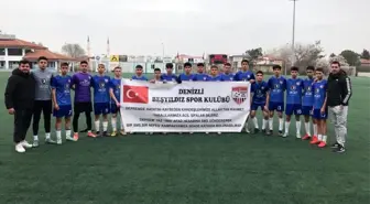 Genç futbolculardan deprem hassasiyeti