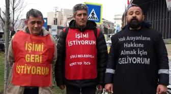 Tekirdağ Belediyesi tarafından işten çıkarılan işçi Ankara'ya yürüyecek