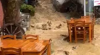 Balıkesir'de sağanak yağış su baskınlarına neden oldu