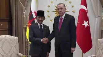 CUMHURBAŞKANI ERDOĞAN, BRUNEİ DARÜSSELAM SULTANI İLE BAŞBAŞA GÖRÜŞTÜ