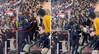 Büyük skandal! Sevilla polisi Fenerbahçeli taraftarlara saldırdı