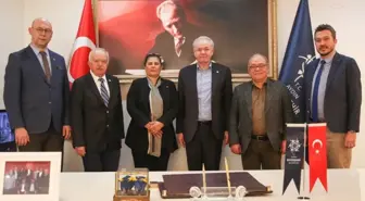 CHP ve İyi Parti'den Aydın Büyükşehir Belediye Başkanı Çerçioğlu'na Nezaket Ziyareti