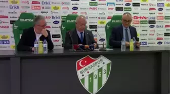 SPOR Bursaspor Kulübü: Maçta spor dışı bir aklın devreye girdiğini net olarak görebilirsiniz