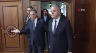 Cumhurbaşkanı Yardımcısı Oktay, Anavatan Partisi Genel Başkanı Çelebi ile bir araya geldi