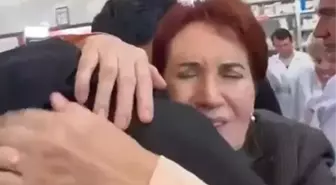 Deprem bölgesinde karşılaştığı Gökhan Zan'a sarılan Meral Akşener'den duygu dolu sözler