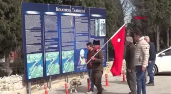 Çanakkale'ye yürüyen gazi torunu Gelibolu'da